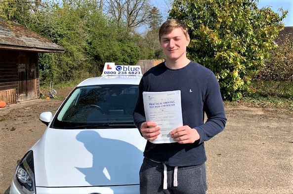 Winkfield Driving Test pass for Tommy Cardwell