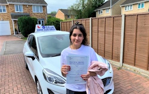 Winkfield Row Driving Test Pass for Jasmine Ahsan