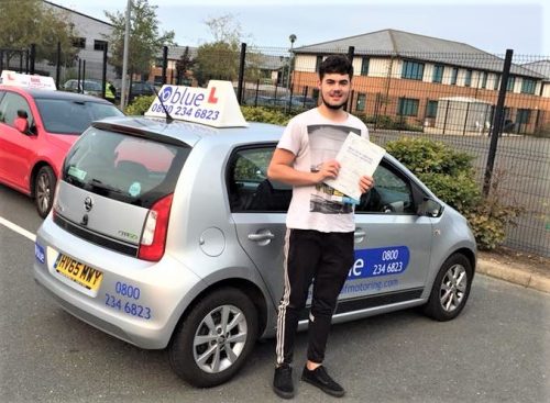 Driving Test Pass for Ryan Trigg from Wokingham who passed with just four faults today.