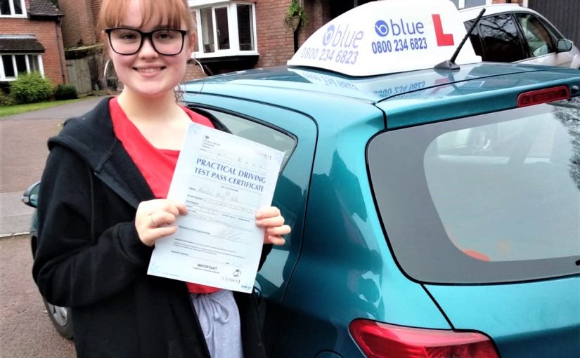 Wokingham Driving Test pass for Annabel Hales