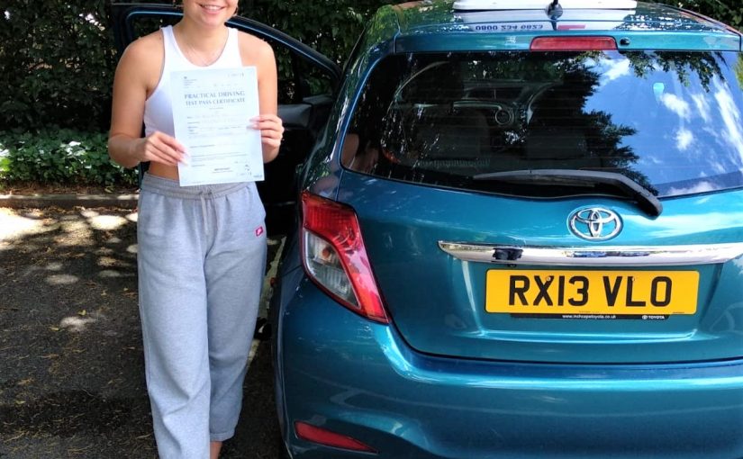 Holly Nave from Wokingham passed her driving test