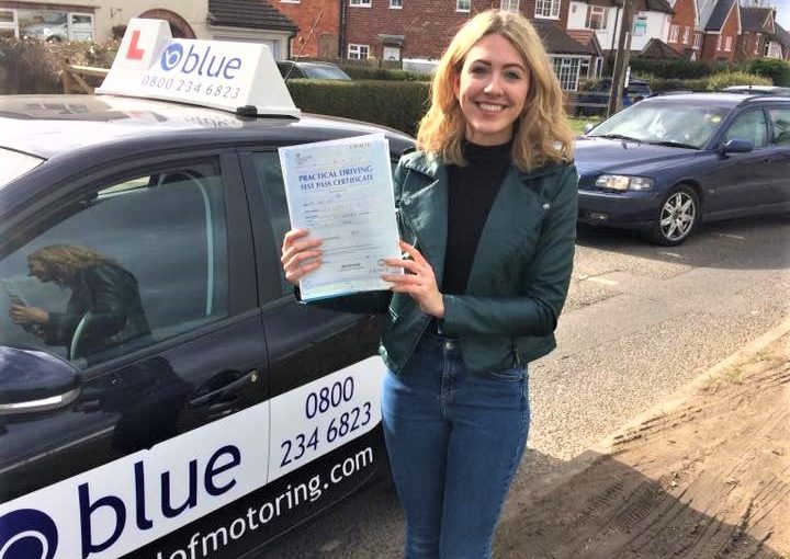 Congratulations to Lorna Brett from Wokingham on passing her driving test