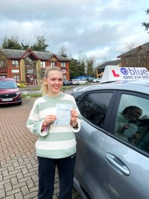 Wren Bailey Passed Driving Test FIRST TIME ZERO faults in Slough