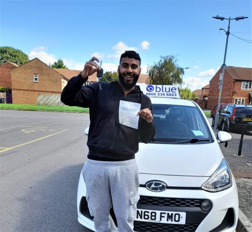 Yasir Ali Passed Driving Test in Trowbridge