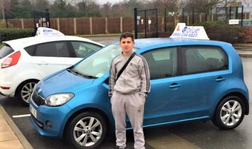 Haydon Canavan from Yateley Hampshire passed his driving test