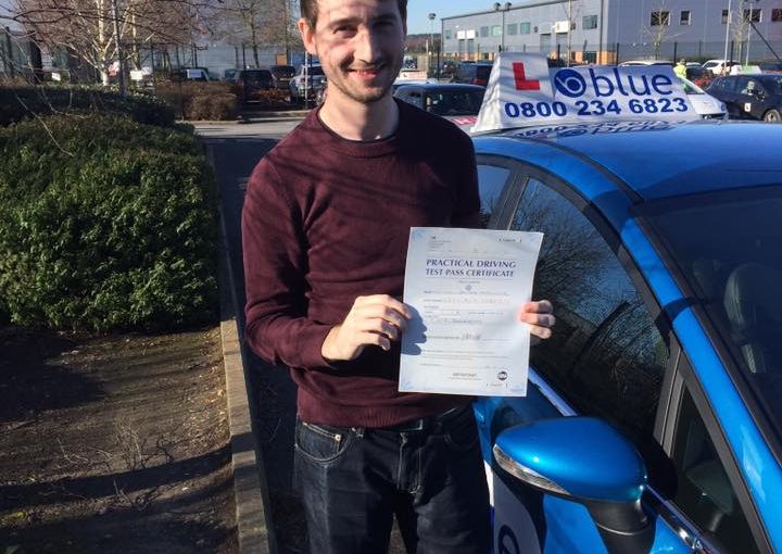 Michael Heseltine who passed his driving test today at Farnborough