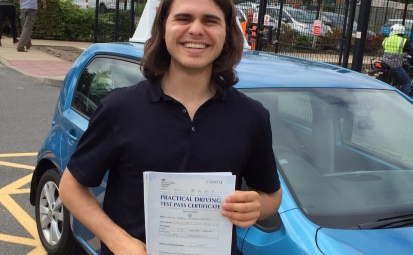 Yateley Hampshire Driving Test Pass for Daniel Cambray