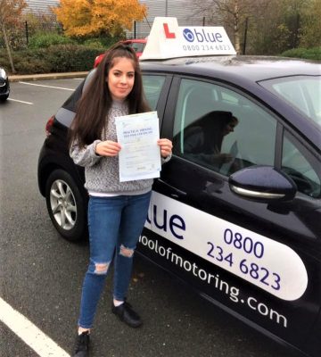 Yateley Driving Test Pass for Carrie Lewis