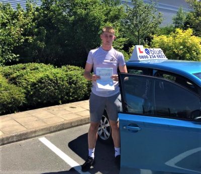 Yateley Driving Test Pass for Lewis Wells