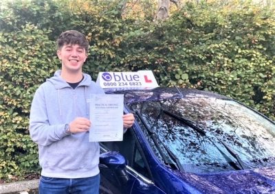 Yeovil Driving Test pass for Dominic Robertson
