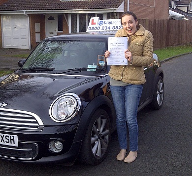 Kelly M passed the Driving Test with Mark