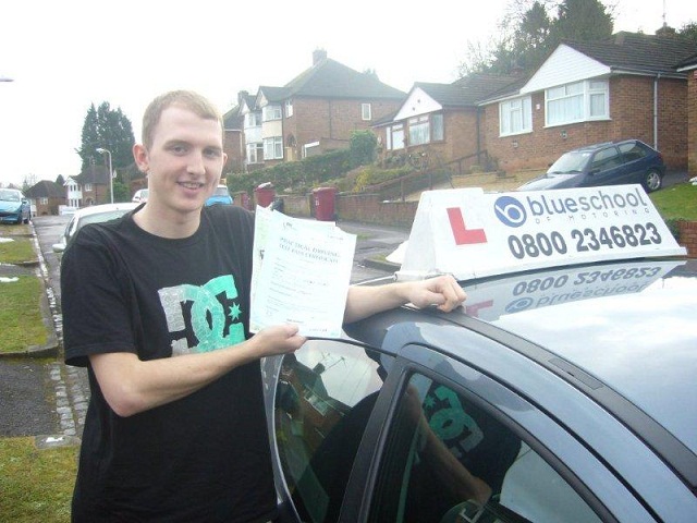 Josh R Passed The Driving Test with David