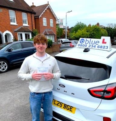 Charlie M of Maidenhead Passed Practical Driving Test in Reading