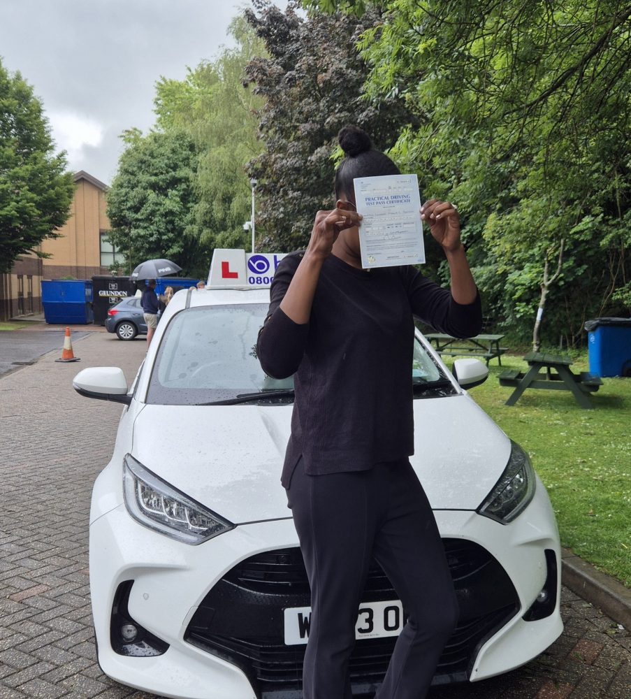 Colleen J Passed Driving Test in Chippenham Wiltshire