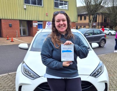 Congratulations to Daisy W Passed her Driving Test First Time in Chippenham