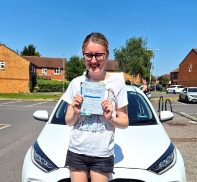 Congratulations to Lottie M Passed Driving Test in Trowbridge