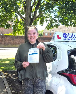 Congratulations to Lucie C who Passed Driving Test in Trowbridge