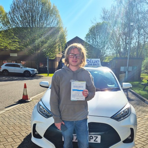 Dominic T Passed Driving Test in Chippenham