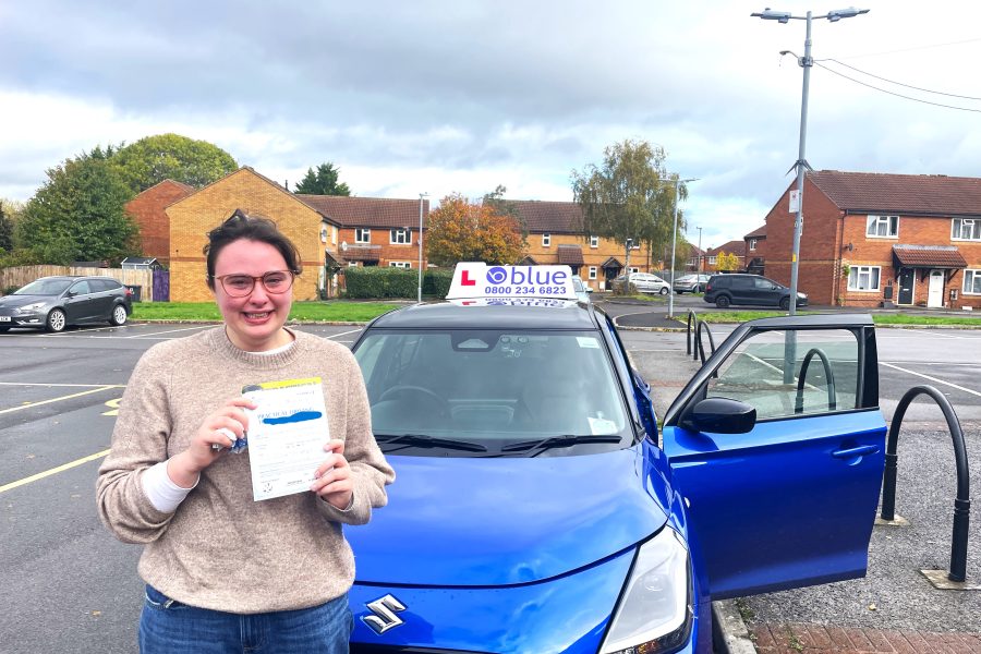 Image of Congratulations Ellie D – Passed Her Driving Test in Trowbridge First Time