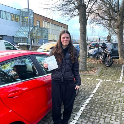 Freya from Windsor Passed Driving Test in Watford