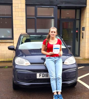 Georgie Passed Driving Test in Chippenham