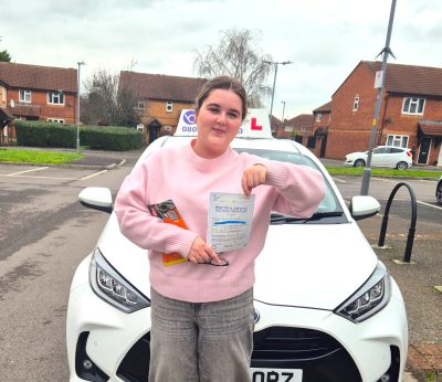 Honey T Passed Driving Test in Trowbridge First Time