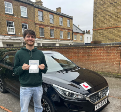 Joel Passed Driving Test in Slough