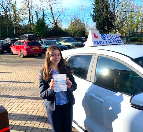 Image of Massive Congratulations to Monique – Passed Her Driving Test in Chertsey!