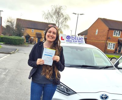 Sophie M Passed Driving Test in Trowbridge Wiltshire