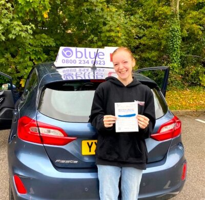 Stephanie from Lopen Passed Driving Test in Yeovil