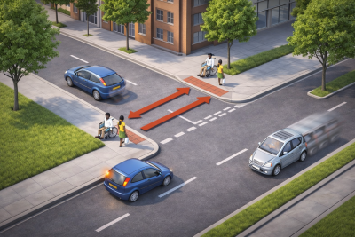 Rule for drivers, motorcyclists, horse drawn vehicles, horse riders and cyclists